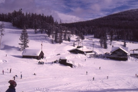 1990s nice view of learning area and lodge