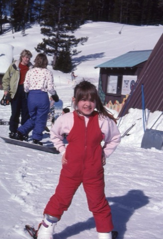 1990s unknown girl in learning area