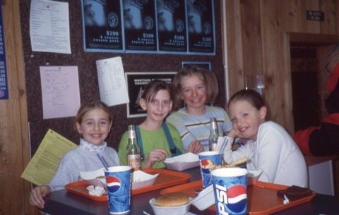 1990s Avery Gold — The Lodge — Eating Lunch