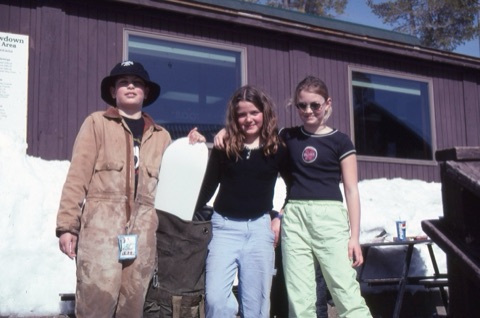 1990s unknown group of kids on deck