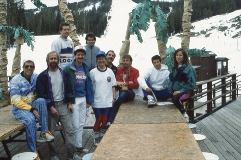 1990s unknown group of people, Sue Gold, Scott Mosher