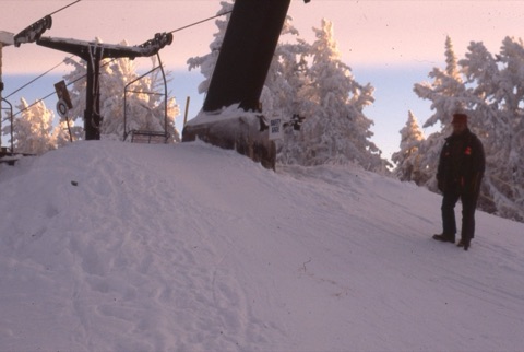 1990s unknown lift operator Top of the double