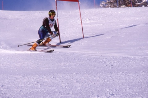 1990s unknown male racer in gates