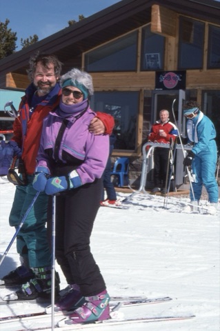 1990s unknown man and woman at Top Rock