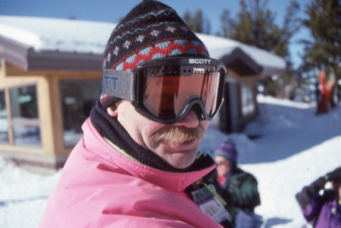 1990s unknown man near top rock
