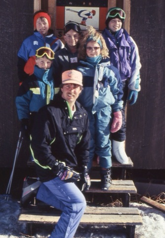 1990s unknown ski team by race shack