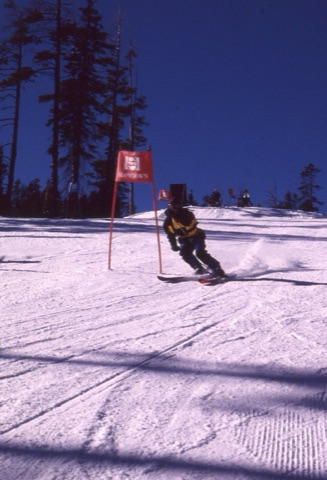1990s unknown skier in Pepsi Challenge