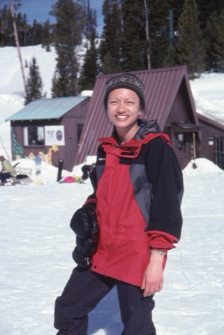1990s unknown woman smiling in learning area