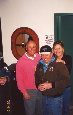 2003 George Willett, Margie Willett, Steve Theisen near the elevator