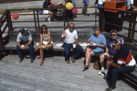 1994 Summer party people on deck annex