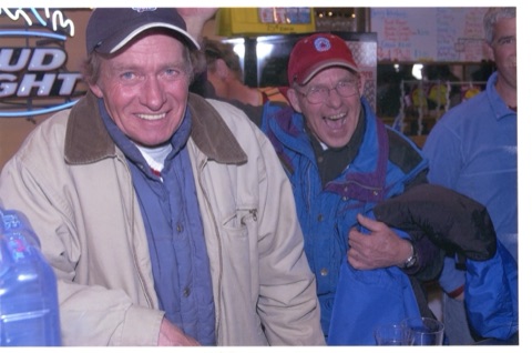 2000s Carl Hunt and Jerry Solberg in bar