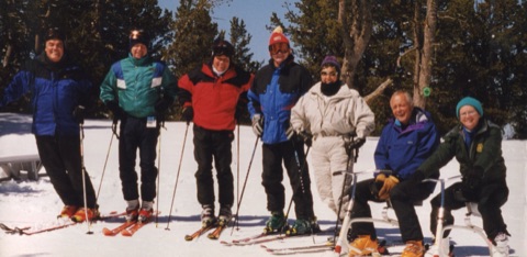 2000s Group Ed Noble, Geroge W, Ski Bikes