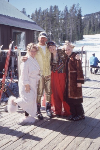 2000s Katie Boedecker, Rick Jacobs, Jolene Jacobs, Katie Jacobs on Tacky Attire Day