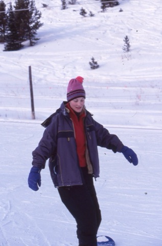 2000s Renee Katzenberger snowboarding