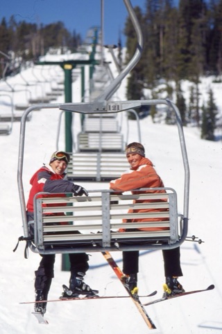 2000s Shannon Hubbard and Jake Zander on chairlift3