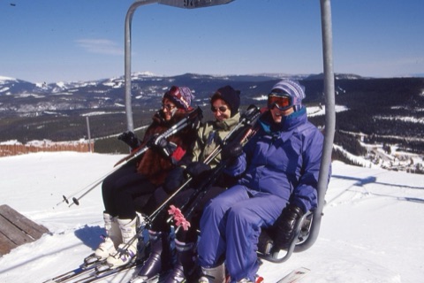 2000s unknown group of 3 on triple chair