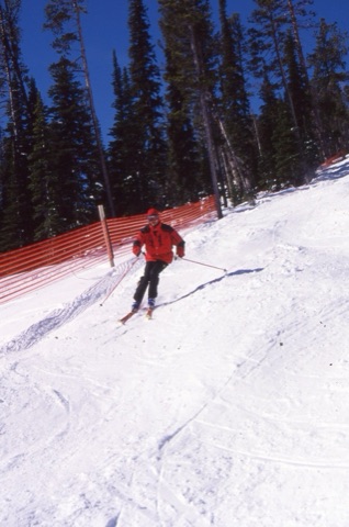 2000s unknown male skier in red