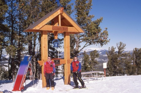 2000s unknown ski patrollers near Mikes Bell