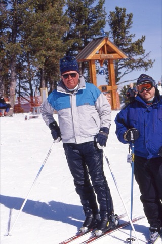 2001 unknown men with Mike's Bell in the background