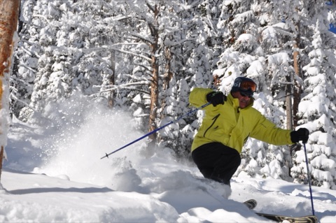 2009 Jim Gold in deep snow