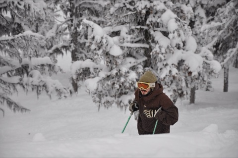 2009 Nick Boucher Smiles At Powder