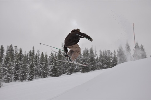2009 Nick Boucher hitting jump in terrain park