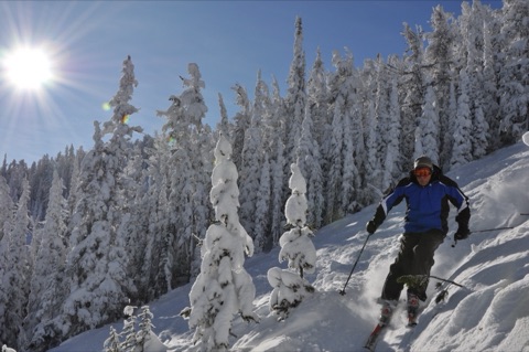 2009 Rick Jacobs hitting the powder