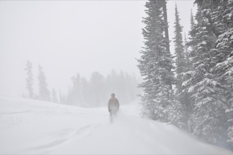 2009 Sam Sulser in whiteout snowstorm