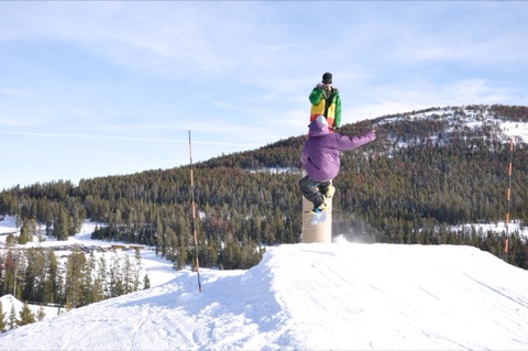 2010 Derek Tice hitting jump with Terrance Haverland on barrel