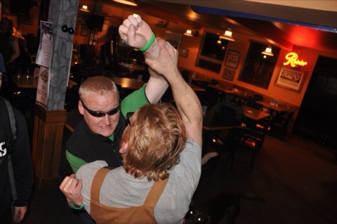 2010 Jake Parchen, Spencer Paul play fighting