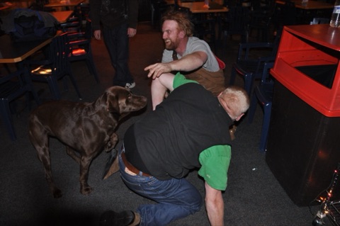 2010 Jake Parchen, Spencer Paul play fighting3