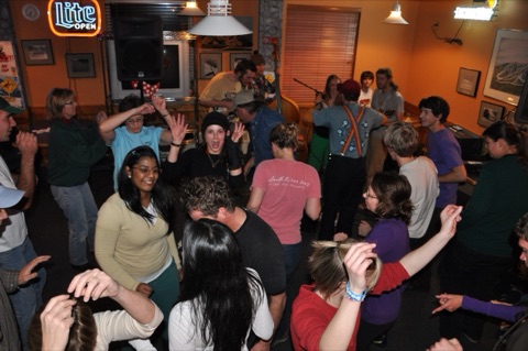 2010 Kelsey Han dancing in Hole in the Wall Saloon