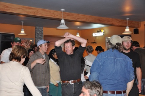 2010 Murry Johnston, Evan Haugan, Frank Feeback, Bodie Morrison in Hole in the Wall Saloon