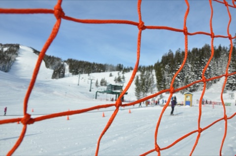 2010 Ski fence with learning area in the back