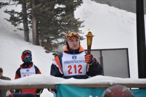 2010 Special Olympics lighting the torch