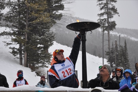 2010 Special Olympics lighting the torch2
