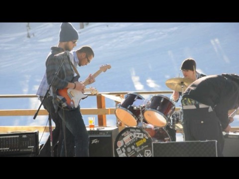 2010 Tanner Dempsey, Sam Bullington playing music on lodge deck