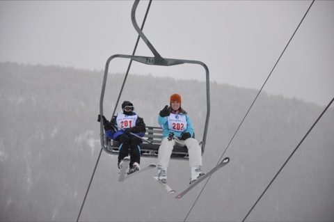 2010 Unknown competitors on chairlift