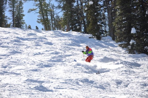 2011 Bodie Morrison — Skiing in a bright jacket