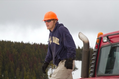 2011 Jamie Gregory on snowcat