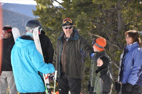 2011 Jim tice, Pam tice, Pat Tice near big air jump