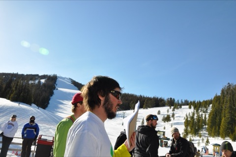 2011 Nich Boucher(Terrain park Manager) at awards ceremony