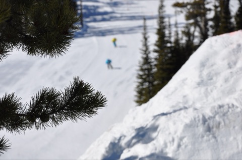 2011 Pat Tice and 2011 Jason Mathews coming towards big air jump