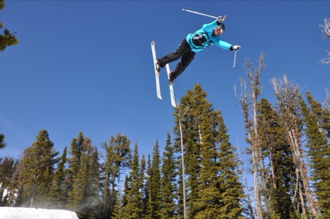 2011 Pat Tice flipping off big air jump