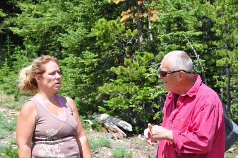 2012 Laurie Hall and George Willett talking at Dick Halls memorial