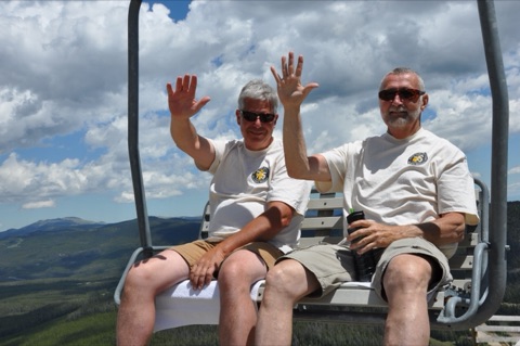 2013 Allan Rabbit, Bob Short on triple chair near top