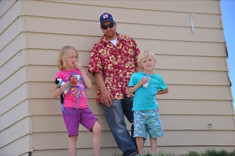 2013 Kaleigh Willett, Jesse Gregory, Hurley Willett — Near the top of the Triple Chair
