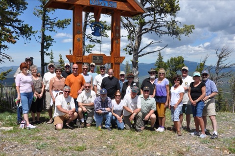 2013 Ski Patrol group near Mike's Bell2