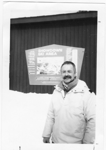 1973 George Willett — First winter at Showdown, near trail map