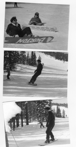 1980s Frank Feeback Snowboarding